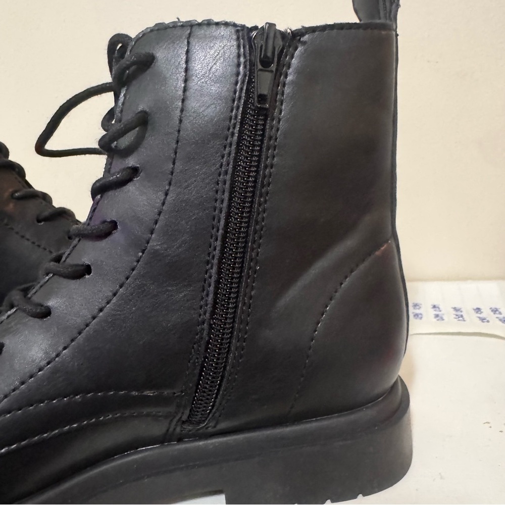 Madden girl combat boots black size 7.5 - Picture 6 of 7